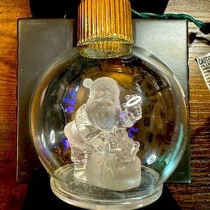 Christmas Eve Holiday Radiance Illuminated Fine Glass Ornament​​​